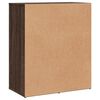 vidaXL Credenze 2 pz Rovere Marrone 60x31x70 cm in Legno Multistrato