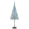 vidaXL Albero di Natale con 300 LED Bianco 180 cm PE e Acciaio