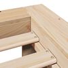vidaXL Letto senza Materasso 150x200 cm in Legno Massello di Pino