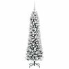vidaXL Albero di Natale artificiale con 150 LED Bianco 150 cm