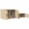 vidaXL Armadio 2 pcs Rovere Sonoma 118 x 41 x 40 cm Legno multistrato