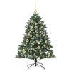vidaXL Albero di Natale artificiale Verde 105 x 105 x 150 cm