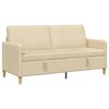 vidaXL Divano con Storage Crema 172 x 78 x 87 cm Poliestere