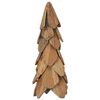 vidaXL Albero di Natale Marrone 51 cm Legno massello di teak
