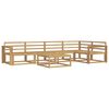vidaXL Set di divani da esterno 6 pcs Bianco 79 x 79 x 37 cm