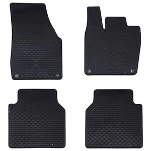 vidaXL Tappetino per Auto 4 pcs Nero adatto per VW ID.7 2023- Gomma