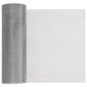 vidaXL Rete per schermatura 20 x 500 cm 30 Mesh Argento