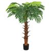 vidaXL Palma Cycas Artificiale con Vaso 160 cm Verde