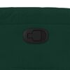 vidaXL Poltrona Reclinabile Verde Scuro in Velluto
