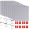 vidaXL Piastrelle in Vetro a Specchio senza Cornice 16 pz 20,5 cm