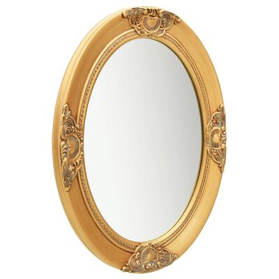 vidaXL Specchio da Parete Stile Barocco 50x70 cm Oro