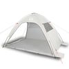 vidaXL Tenda da Spiaggia Grigia Impermeabile