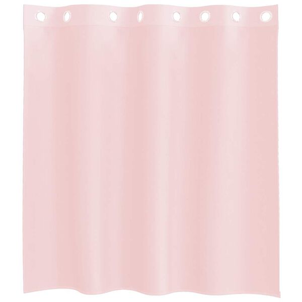 vidaXL Tende in Voile con Occhielli 2 pz Rosa Chiaro 140x140 cm