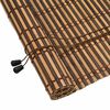 vidaXL Tenda a rullo Marrone 60 x 220 cm Bamb&ugrave;