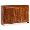 vidaXL Credenza in Legno Massello di Acacia 115x35x75 cm