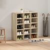 vidaXL Mobile per scarpe Rovere Sonoma 77,5 x 30 x 83,5 cm