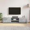 vidaXL Armadio in Legno con cassetto Grigio cemento 150 x 39 x 30 cm