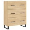 vidaXL Credenza Rovere Sonoma 69,5x34x180 cm in Legno Multistrato