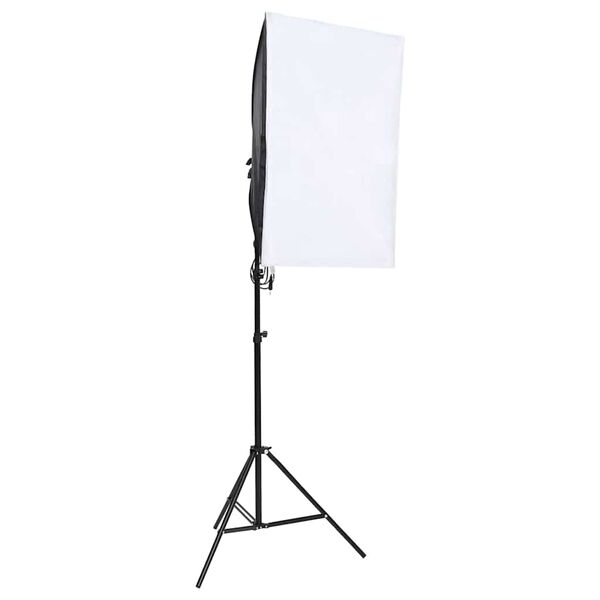 vidaXL Kit per Studio Fotografico con Set di Luci e Fondale
