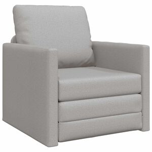 vidaXL Divano letto Grigio Nuvola 74 x 77 x 81 cm Tessuto