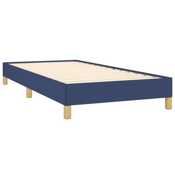 vidaXL Giroletto senza Materasso Blu 90x190 cm in Tessuto