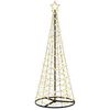 vidaXL Albero di Natale LED a spirale con base EKENAS 180 cm 220 LED