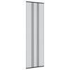 vidaXL Zanzariera per porta con tenda in rete Nero 70 x 220 cm