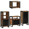 vidaXL Set di mobili per il bagno 4 pcs Legno massello riciclato
