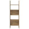 vidaXL Armadio per Libri Rovere artigianale 60 x 35 x 180 cm