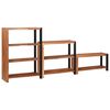 vidaXL Libreria 3 pcs Marrone 80 x 30 x 110 cm