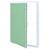vidaXL Pannello di Accesso Verde e Argento 55 x 65 cm