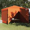 vidaXL Tenda Aggiuntiva Pop-Up Arancione 300 x 300 cm Tessuto