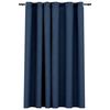 vidaXL Tenda Oscurante Effetto Lino con Occhielli Blue 290x245cm