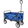 HI Carrello Pieghevole Blu 53,5x83x27 cm