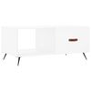 vidaXL Tavolino da Salotto Bianco 90x50x40 cm in Legno Multistrato