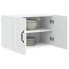 vidaXL Mobile da cucina con porta 2 pcs Bianco Lucido 60 x 31 x 40 cm