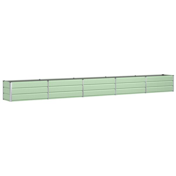 vidaXL Fioriera Verde Pastello 480 x 50 x 45 cm Acciaio zincato