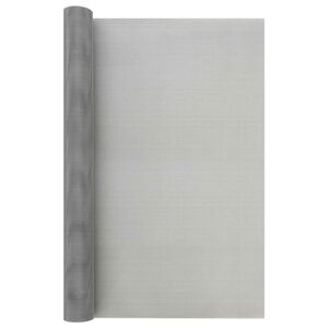 vidaXL Rete per schermatura 80 x 500 cm 30 Mesh Argento