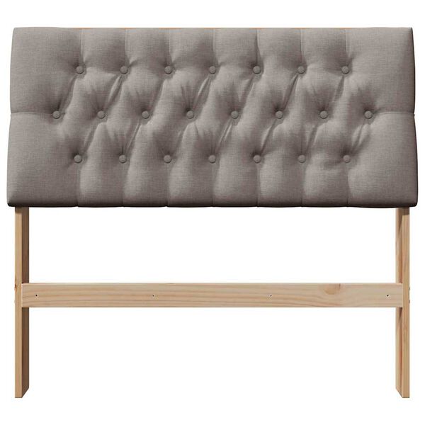 vidaXL Testiera imbottita Talpa 100 cm Pino massello