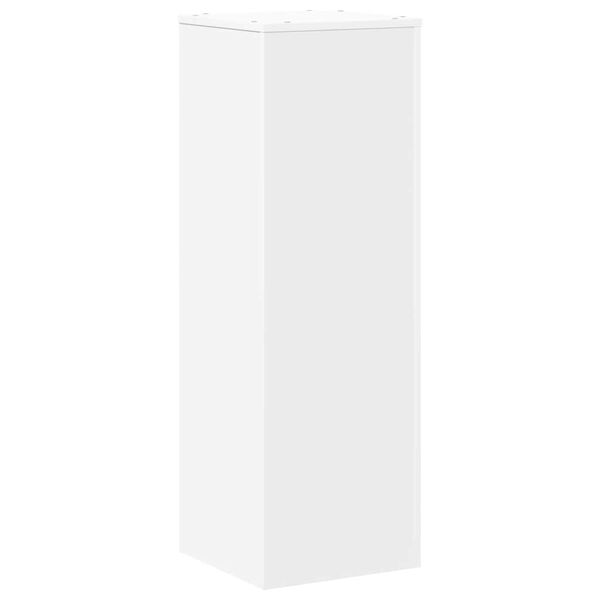 vidaXL Supporto per Piante Bianco 33x33x100 cm in Truciolato