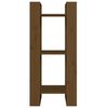 vidaXL Libreria/Divisorio ambra 41x35x91 cm in Legno Massello