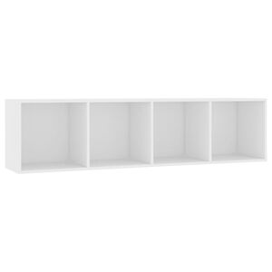 vidaXL Libreria/Mobile TV Bianco 143x30x36 cm