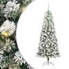 vidaXL Albero di Natale Artificiale con Rami Pieghevoli 180 cm