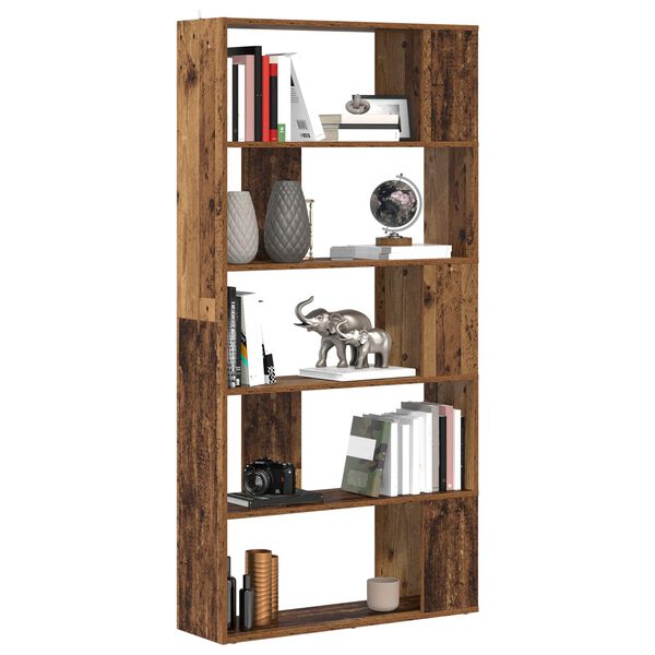 vidaXL Armadio per Libri Legno vecchio 80 x 24 x 159 cm