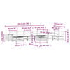 vidaXL Set Divani da Giardino 10 pz in Legno Massello Abete Douglas