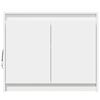 vidaXL Credenza con LED Bianca 72x34x61 cm in Legno Multistrato
