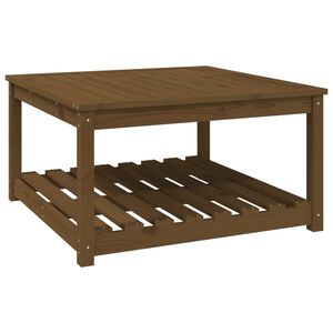 vidaXL Tavolo da Giardino Ambra 82,5x82,5x45 cm Legno Massello di Pino