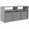 vidaXL Lowboard con cassetto Grigio Sonoma 87 x 27,5 x 43 cm