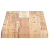 vidaXL Mensole da Parete 2 pz 100x20x2 cm Legno Acacia Non Trattato