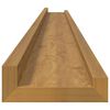 vidaXL Scaffale da parete 4 pcs Beige 115 x 9 x 3 cm Legno multistrato